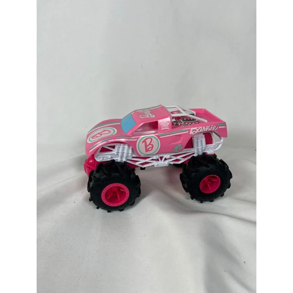 Hot Wheels Barbie Monster Truck RC Vehicle Pink White HNV02 HGV84R No‎ Remote